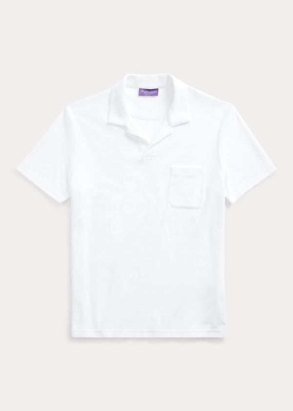 Men's Ralph Lauren Custom Slim Fit Terry Polos | 026593SNJ